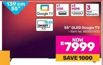Game TCL 55" QLED Google TV offer