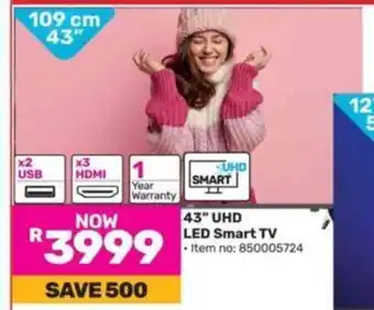 Game JVC 43" UHD LED Smart TV offer