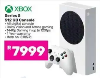 Game XBOX Series S 512 GB Console offer