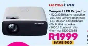 Game ULTRA LINK Compact LED Projector offer