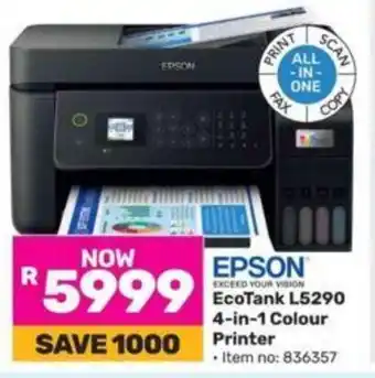 Game EPSON EcoTank L5290 4-in-1 Colour Printer offer