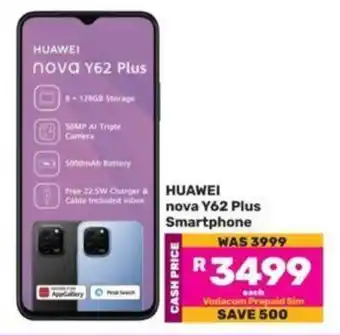 Game HUAWEI nova Y62 Plus Smartphone offer