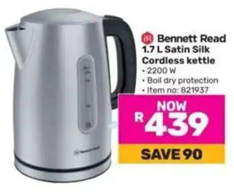 Game Bennett Read 1.7 L Satin Silk Cordless kettle offer