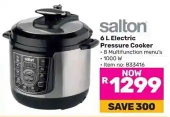 Game 6 L Electric Pressure Cooker offer