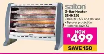 Game 3-Bar Heater (SHH25) offer