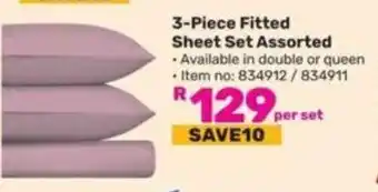 Game 3-Piece Fitted Sheet Set Assorted offer