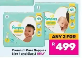 Game Premium Care Nappies Size 1 and Size 2 ONLY offer