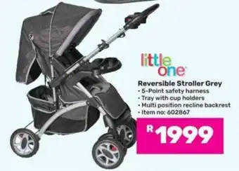 Game Reversible Stroller Grey offer