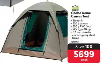 Makro Chobe Dome Canvas Tent offer