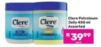Game Clere Petroleum Jelly 450 ml Assorted offer