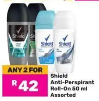 Game Shield Anti-Perspirant Roll-On 50 ml Assorted offer