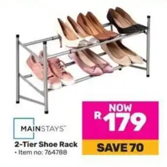 Game 2-Tier Shoe Rack offer