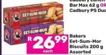 Game Bakers Eet-Sum-Mor Biscuits 200 g Assorted offer