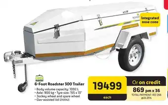 Makro 6-Foot Roadster 300 Trailer offer