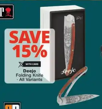 Deejo Folding Knife All Variants