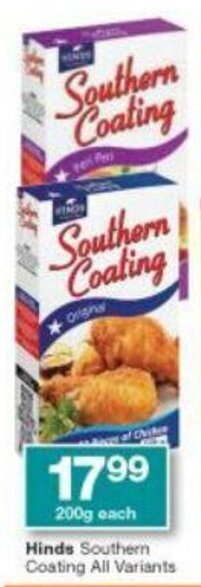Checkers Hinds Southern Coating All Variants 200g offer