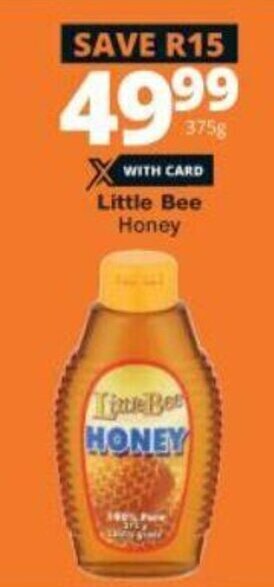 Checkers Little Bee Honey 375g offer