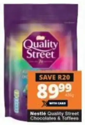 Checkers Nestlé Quality Street Chocolate & Toffees offer