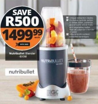 Checkers Nutribullet Blender 600W offer