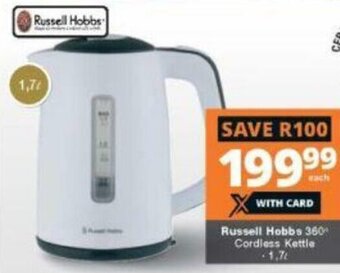 Checkers Russell Hobbs 360 Cordless Kettle 1,7L offer