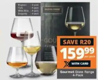 Gourmet Glass Range 4-pack