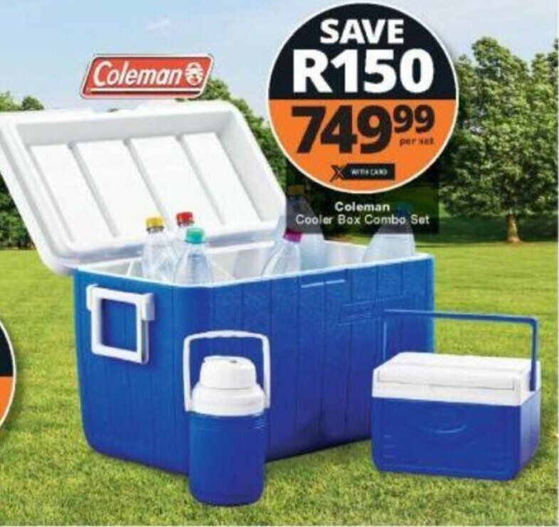 Coleman Cooler Box Combo Set offer at Checkers