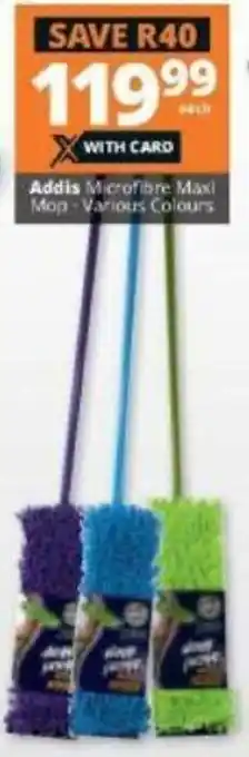 Checkers Addis Microfibre Maxi Mop offer