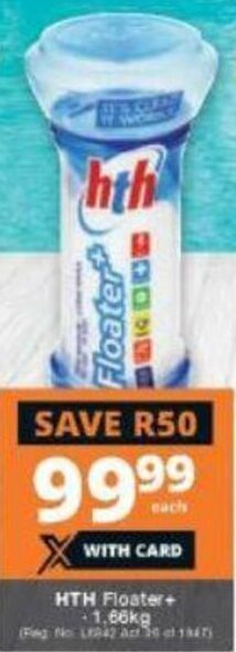 Checkers hth Floater+ 1,66kg offer