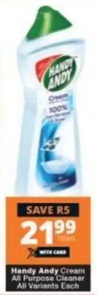 Checkers Handy Andy Cream All Purpose Cleaner offer