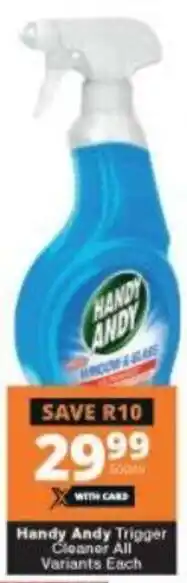 Checkers Handy Andy Trigger Cleaner All Variants offer