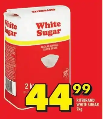 Shoprite RITEBRAND WHITE SUGAR 2kg offer