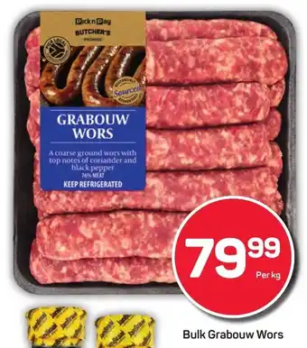 Pick n Pay Hypermarket Bulk Grabouw Wors offer