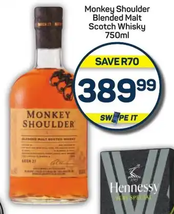 Monkey Shoulder Blended Malt Scotch Whisky 750ml