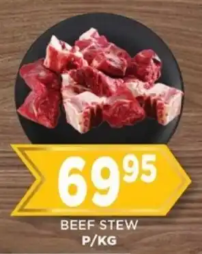 Goal Supermarket BEEF STEW P/KG offer