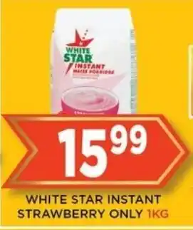 Goal Supermarket WHITE STAR INSTANT STRAWBERRY ONLY 1KG offer