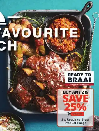 Checkers 2 x Ready to Braai Product Range offer