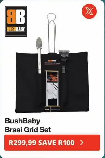 Checkers BushBaby Braai Grid Set offer