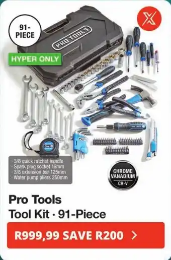Checkers Pro Tools Tool Kit 91-Piece offer
