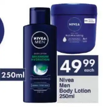 President Hyper Nivea Men Body Lotion 250ml offer