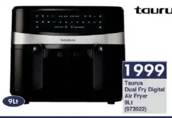 President Hyper Taurus Dual Fry Digital Air Fryer 9Lt (973922) offer