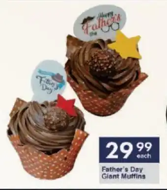 President Hyper Father's Day Giant Muffins offer