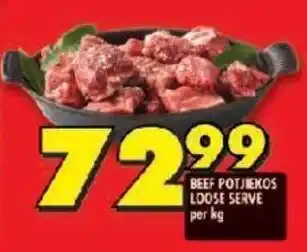 Shoprite BEEF POTJIEKOS LOOSE SERVE offer