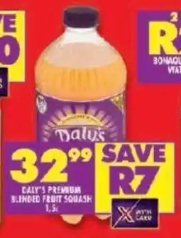 Shoprite DALY'S PREMIUM BLENDED FRUIT SQUASH 1,5L offer