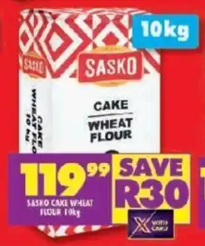 Shoprite SASKO CAKE WHEAT FLOUR 10kg offer