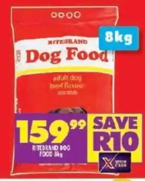 Shoprite RITEBRAND DOG FOOD 8kg offer