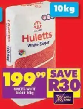 Shoprite Huletts White Sugar 10kg offer