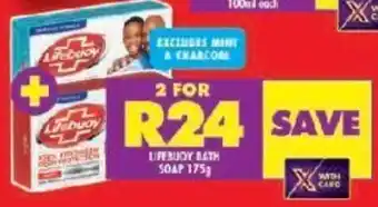 Shoprite LIFEBUOY BATH SOAP 175g offer