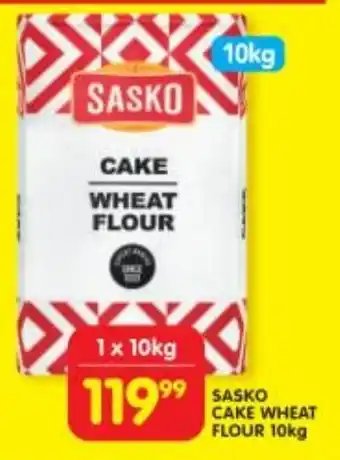 Shoprite SASKO CAKE WHEAT FLOUR 10kg offer