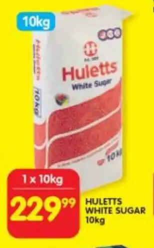 Shoprite HULETTS WHITE SUGAR 10kg offer