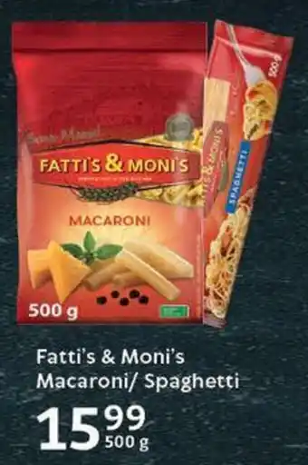 Oxford Freshmarket Fatti's & Moni's Macaroni/ Spaghetti offer